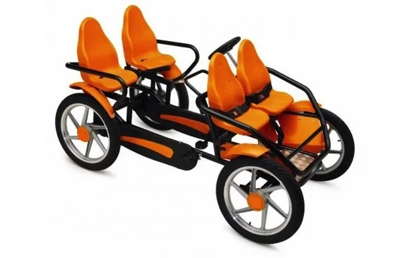 ELECTRICM PEDAL  ASSISTED 4-Seater   Go Kart