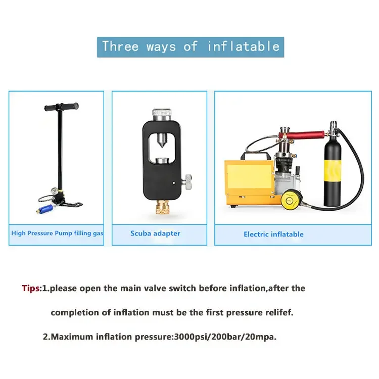 RS OEM Custom Logo Wholesale Hot Selling Full Set Scuba Diving Diving Diving Air Scuba Lung Tank Equipment with Portable bag