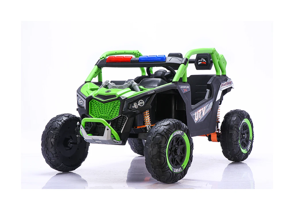 2024 Newest Wholesale 12V Electric 2WD UTV Buggy Double Motor Ride-on Car Kids 1+ Years 4x4 Wheel Plastic Material Toys Style