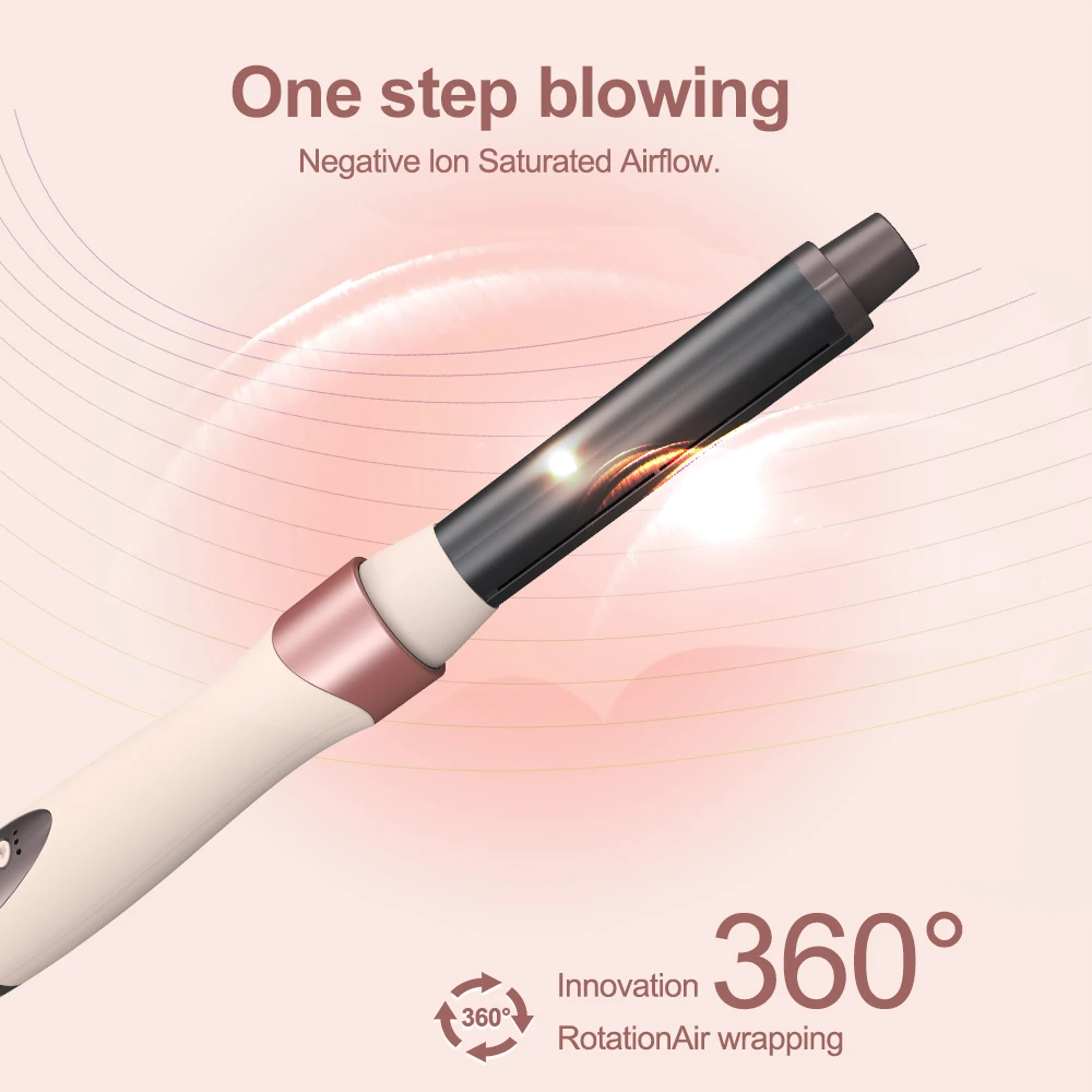 SMET New Hot-selling 9 in 1 High speed interchangeable hair dryer Curling iron Hot air comb Multi-purpose styling tool