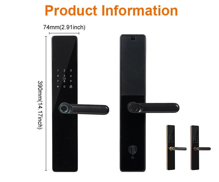 Tuya ZigBee Waterproof RFID Card Hotel Lock Wifi Remote Control Durable Digital Electronic Smart Door Lock for Hotels and INNs