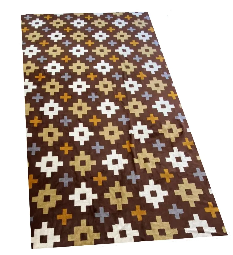 Digital printed recyclable textile fabric 100%Polyester printed brushed fleece blanket flannel fabric