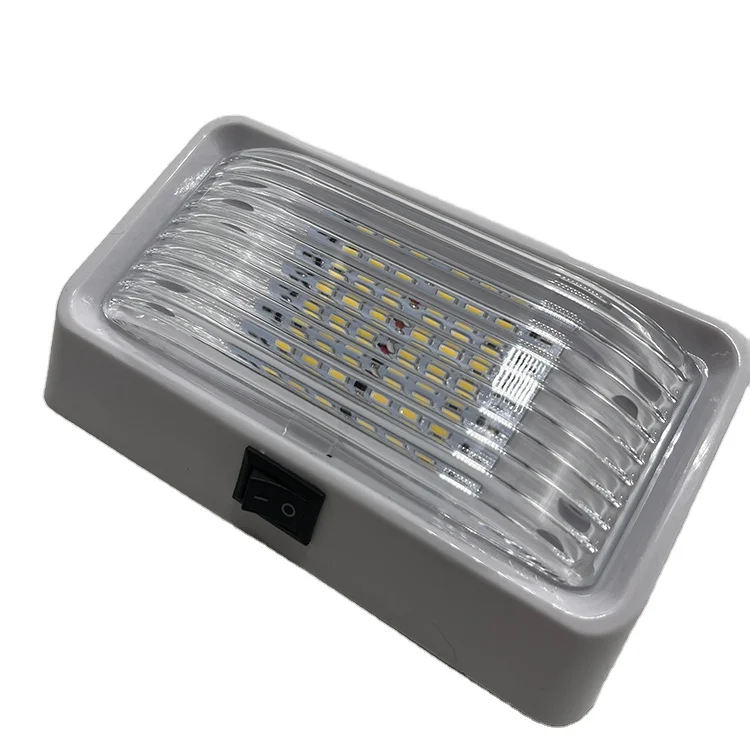 12V LED RV Light Exterior Porch 320 Lumens Waterproof For RVs Trailer Camper 5th Wheels Clear Amber Lenses Removable Replacement