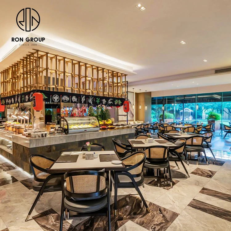 Custom 3D Design Modern Restaurant Booths Cafe bench seating fast food Coffee Shop Furniture Restaurant Tables and Chairs Sets