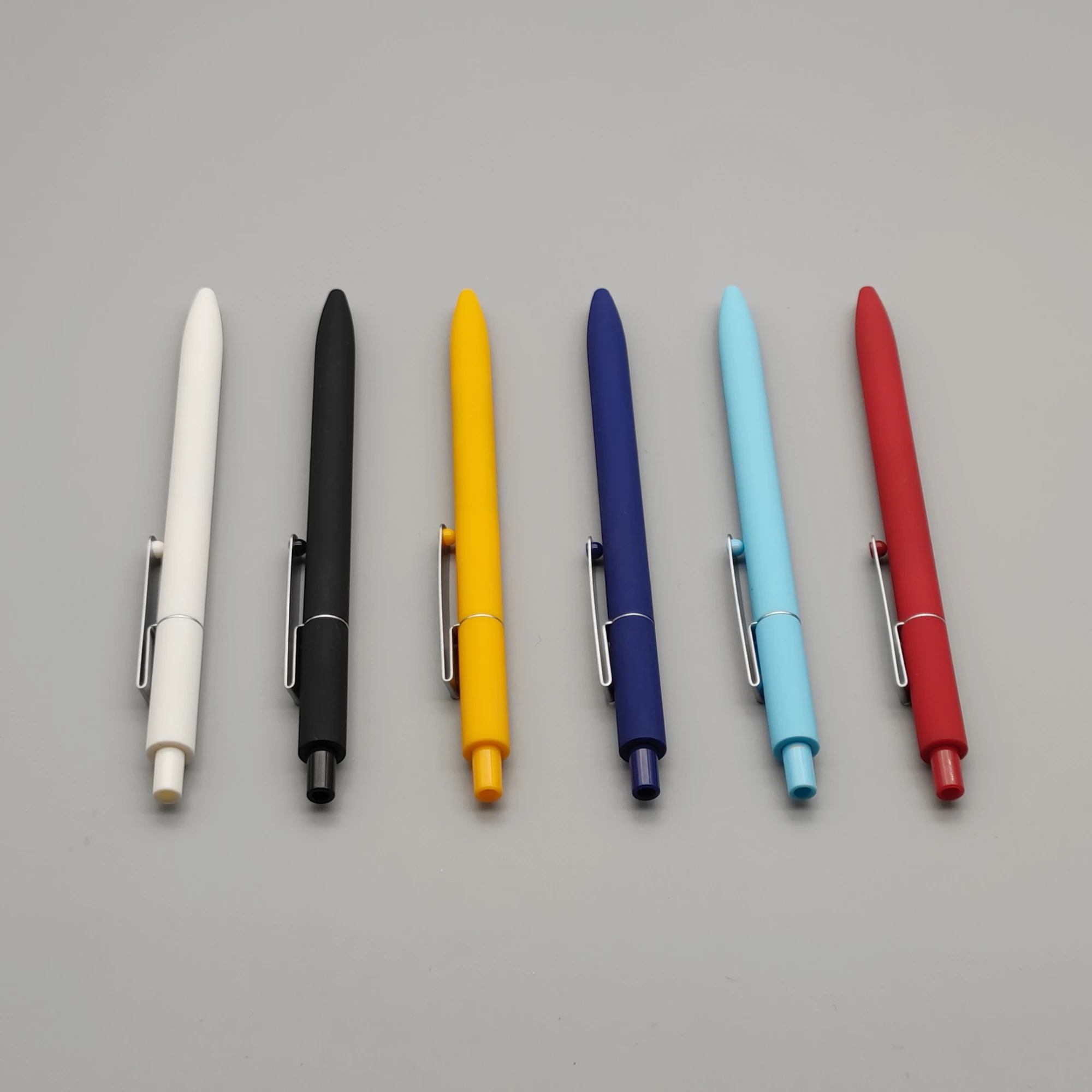 Hot sale Metal Clip Ballpen Cheap Simple Pen Promotion Gift Ballpoint Pen Custom Logo Printed Hotel Plastic Pen