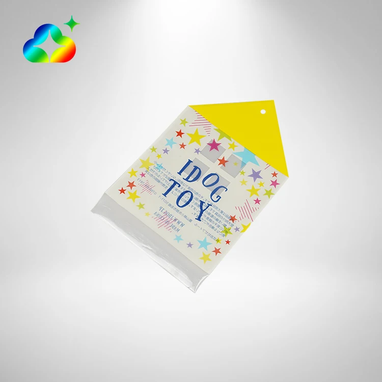 Custom Printing Transparent Packaging Cellophane Clear Self Adhesive Seal Plastic Opp Bags With Header Card