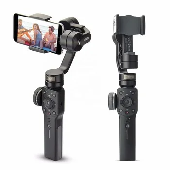 Zhiyun Smooth 4 3-оси черный портативный монопод с шарнирным замком портативный Стабилизатор камеры с креплением для смартфона
