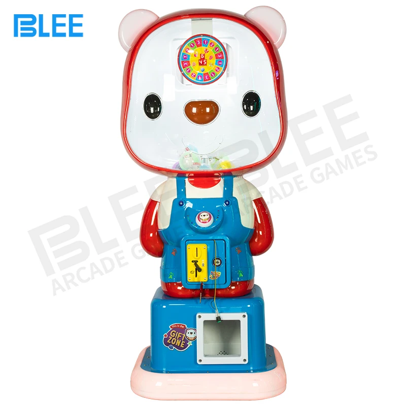 Popular Cute Bear Toy Capsule Machine Kids Coin Operated Game Machine Candy Business Gashapon Vending Machine