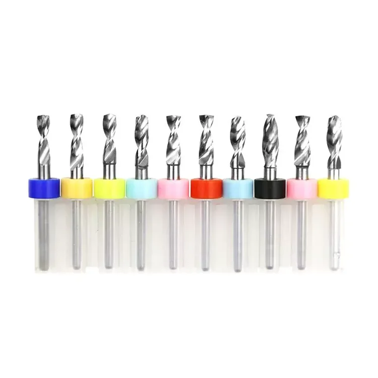 JR129 CNC cutting tool Carbide tungsten fixed 3.175 mm shank pcb drill bit for PCB Acrylic