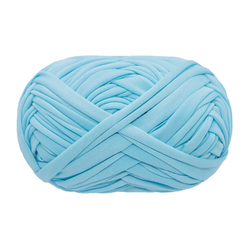 Yarncrafts Wholesale Fancy Crochet Yarn 92% Polyester T-shirt Yarn DIY Rug and Storage basket