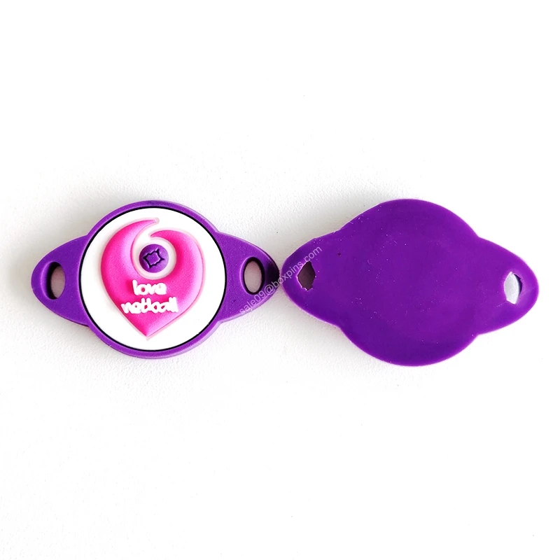 Экологичные ПВХ обувные кружевные замки пользовательский тисненый логотип кроссовки беговые декоративные шнурки подвески для