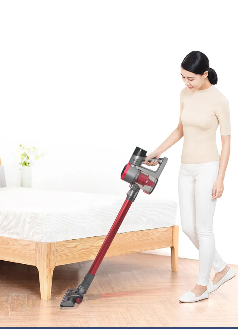 blue red purple 2 in 1Cordless Stick Wireless Vacuum Cleaner with HEPA Filter Rechargeable Low Noise Handheld Vacuum cleaner