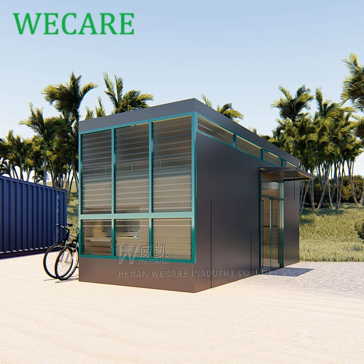 
20 foot prefab home one side expandable container house for sale USA 