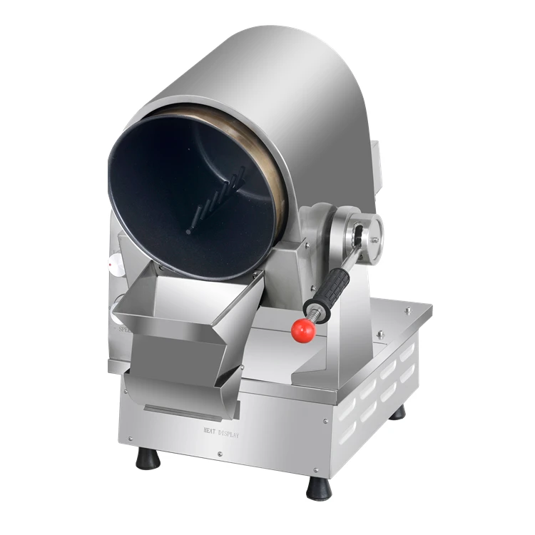 Для ресторанов фаст-фуд БЕСПЛАТНАЯ ДОСТАВКА нержавеющей стали автоматическая жареный рис вок барабан для приготовления пищи робот умная машина