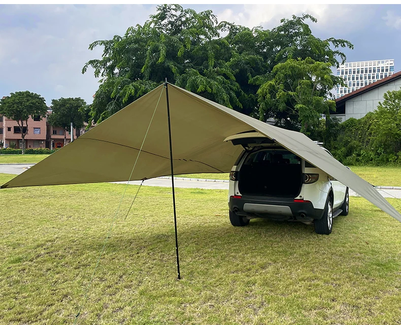 Outdoor Camping SUV Car Awning Tailgate Canopy Car Rear Tent For Sun Shelter