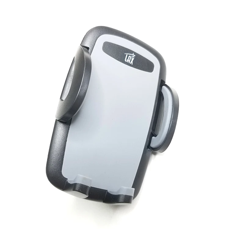 Mobile Phone Holder with One Button Release for Clamping on Car Air Vent