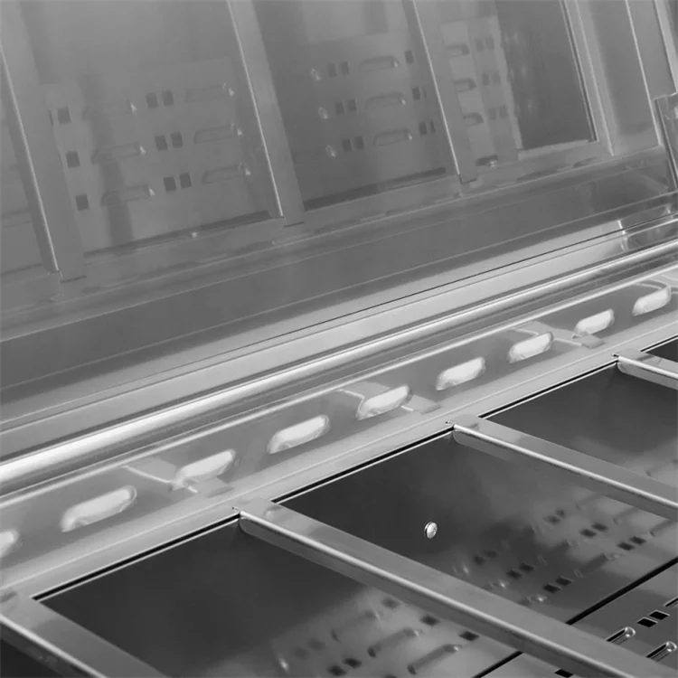 New Design Commercial  Restaurant Hotel Salad Prep Table Refrigerator 24 Inch / Salad Prep Station