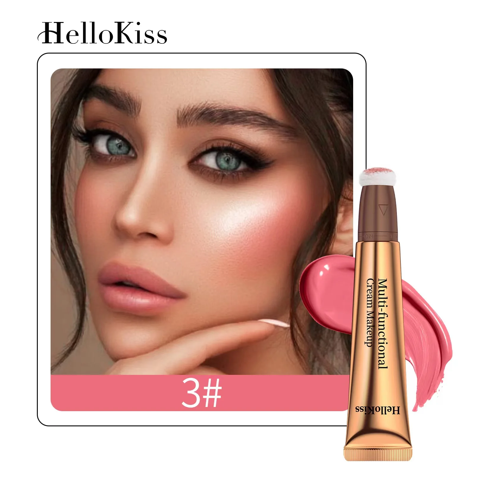 2023 New Design Multifunctional Makeup Pencil Liquid Blush Highlighter Pencil Pearlescent Fine Flash Natural Brightening Face