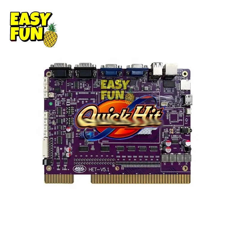 Hot Selling Vertical Touch Screen Skill Game Quick Hit 2 in 1 EAGLE Game Software 36&10 Pins Game Card PCB Board