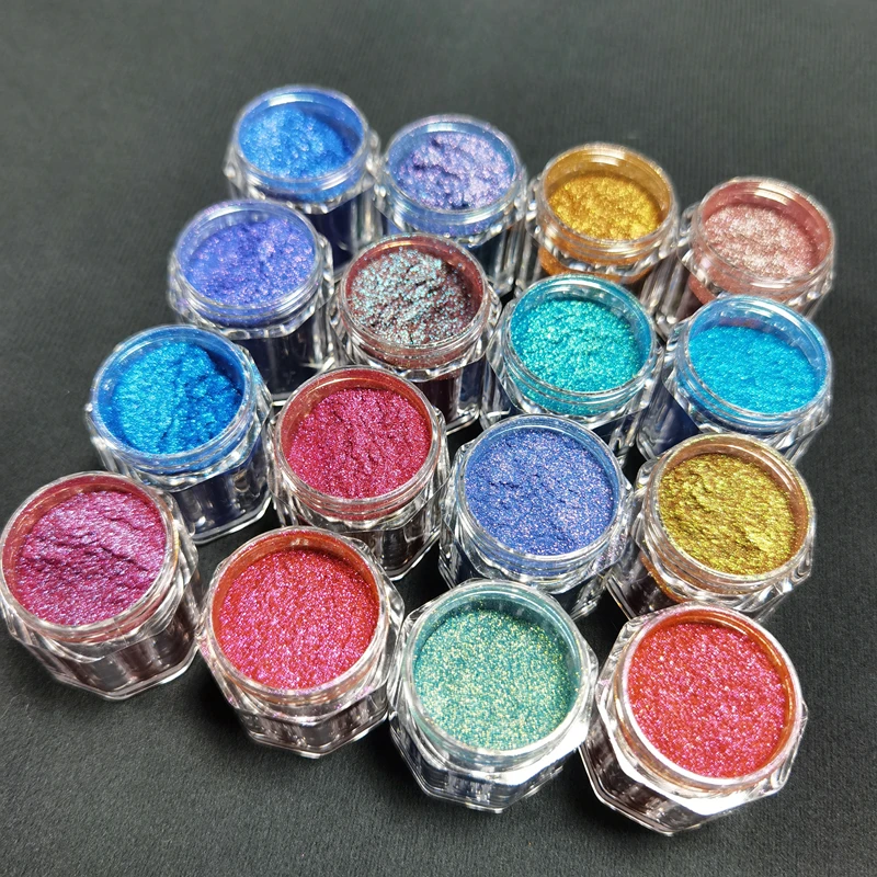 New arrival Exclusive chameleon laser eyeshadow cosmetic color pigments eyeshadow chrome pigment