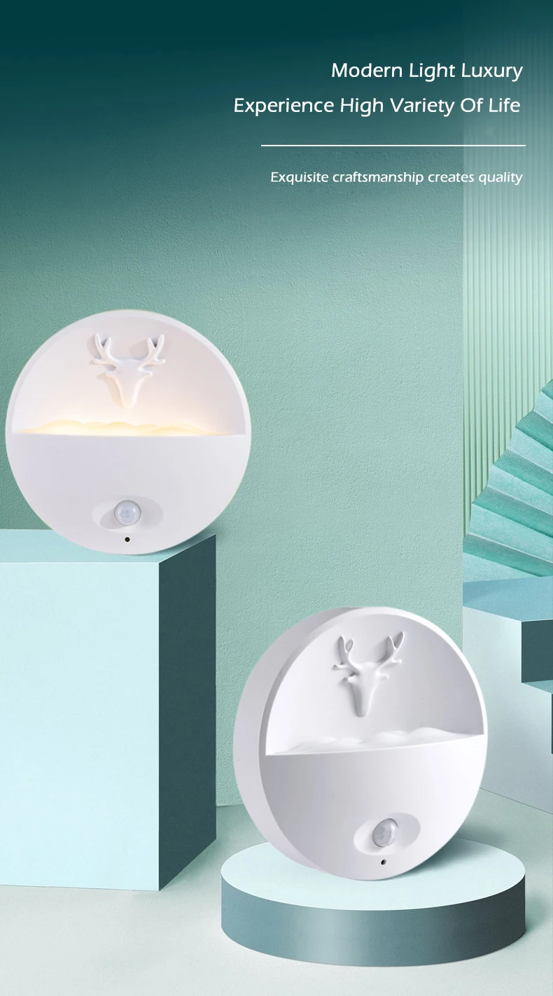 Warm Lamp Night Light Rechargeable Body Led Human