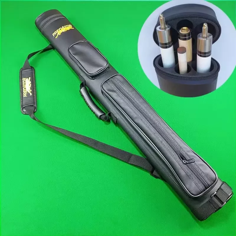 Wholesale prices 2B2S cheap 1/2 American 2x2 Billiard Cue Case Adjustable Shoulder Straps portable 4holes pool cue case