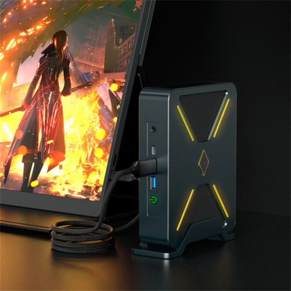 AMD 9 7940HS gaming mini pc up to 65W office gamer 32G 1TB DDR5 dp display Desktop window11 PC Gaming Computer