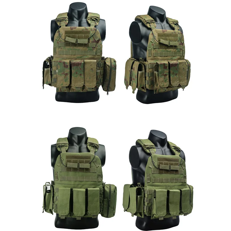Quick Release Series tactical plate carrier Equipment Camouflage Multicam Nylon Vest Plate Carrier Tactical Vest
