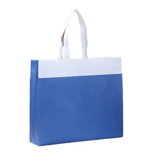 Wholesale Price Custom Printed Recycle Reusable holographic silver PP Laminated Non Woven tote Shopping Bag