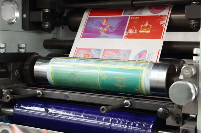 LRY Twin tower flexo printing machine 6 color 8 color for paper cup label sticker