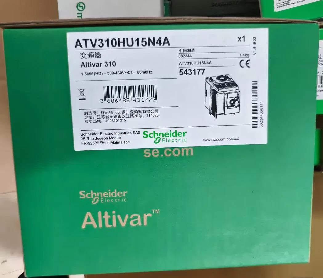 New Original ATV310HU55N4E Schneiders ATV310 Series Frequency Inverter 5.5kw 7.5hp 380V-460V