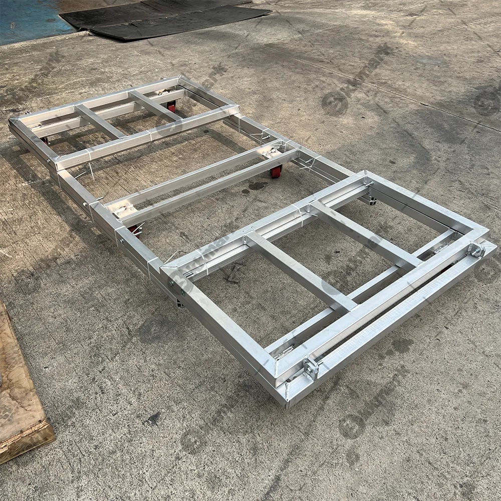 kkmark custom dj performance event stage collapsible aluminum Dolly Kit Transports stage ransport utility frame trucks cart