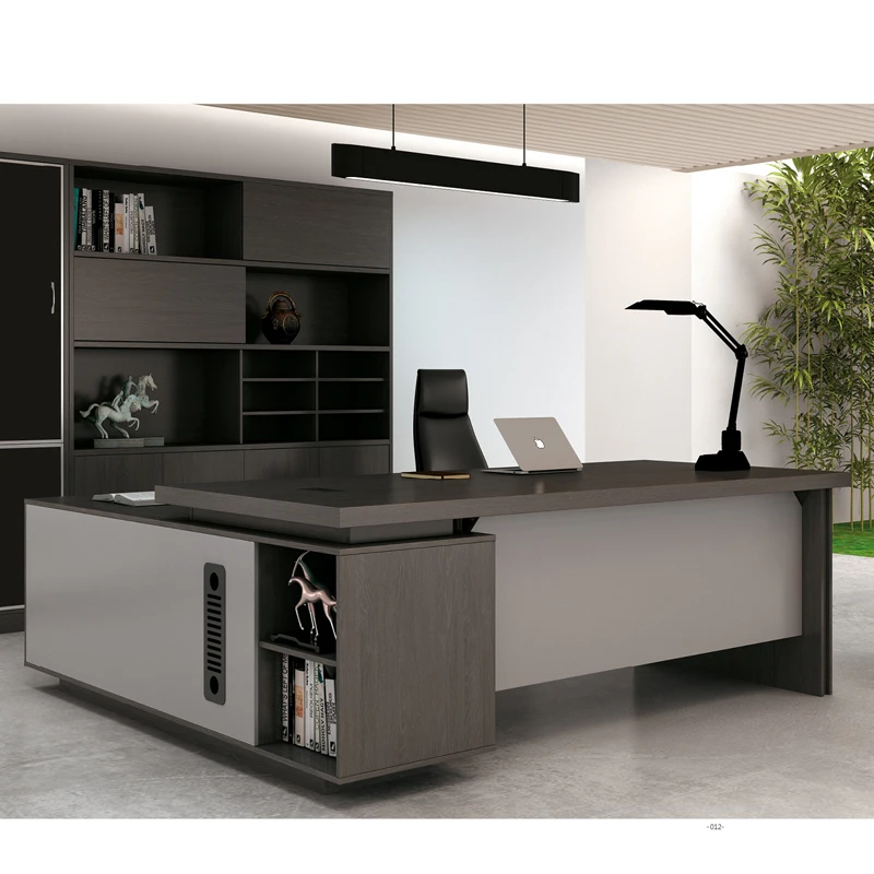 High tech modern design furniture ceo table wood executive office desk