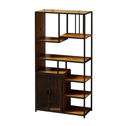 Wholesale of new features living roon funiture round bookshelf with popular price steel wall bookshelf