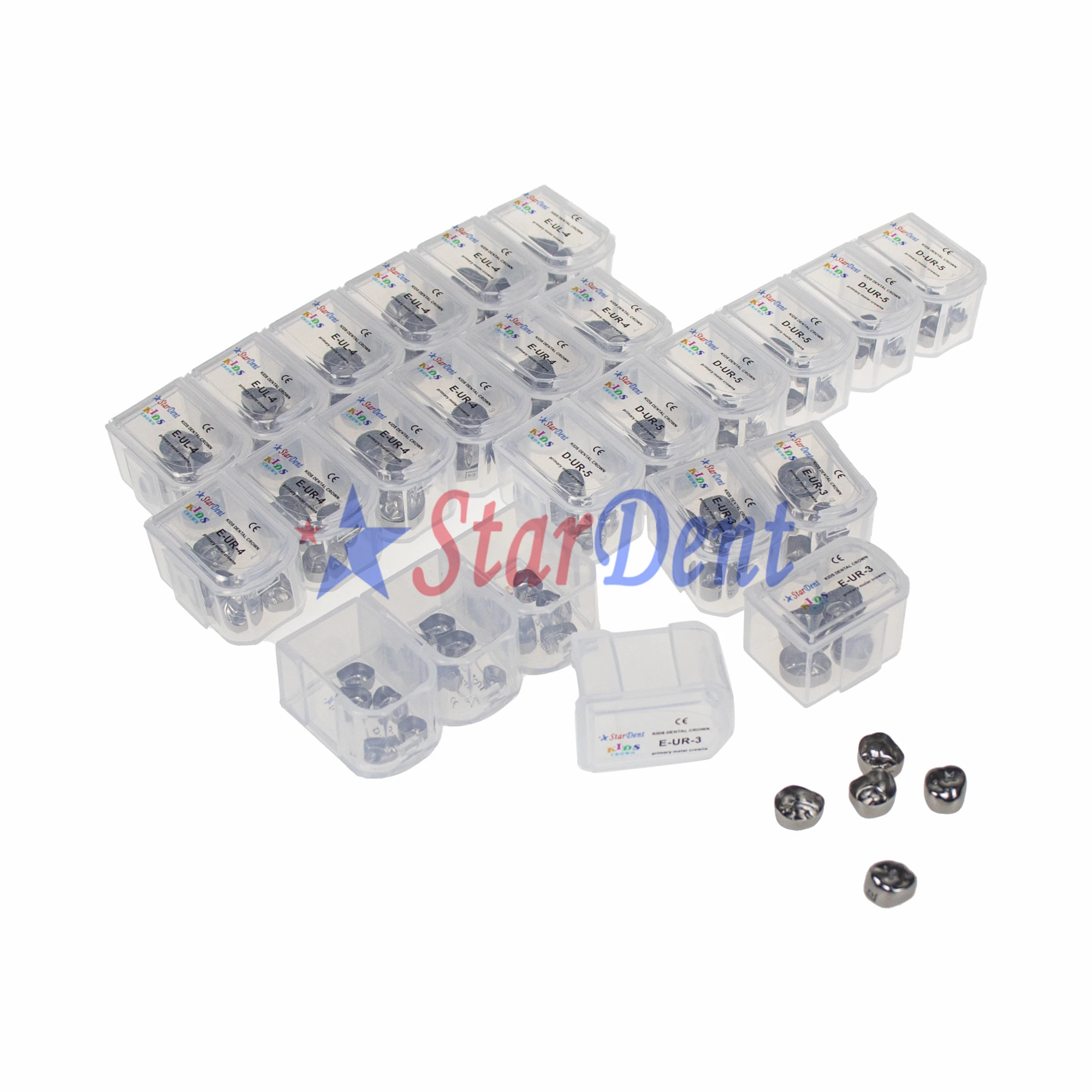Manufacturer of Dental Temporary Crown Kids Molar Crown Orthodontic Products Dental Kid Crown