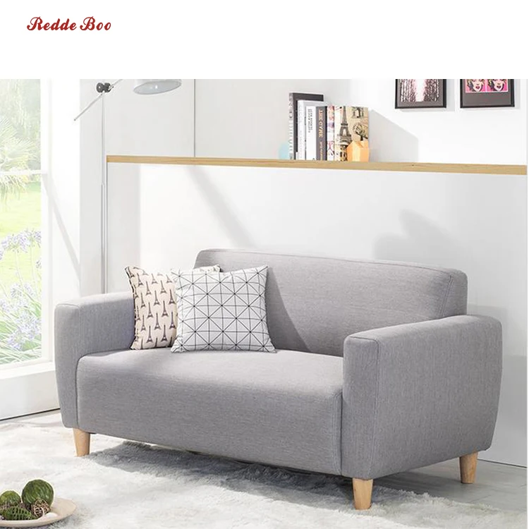 
Leisure popular two seat fabric sofa set, KD sofa bedroom furniture 7034 