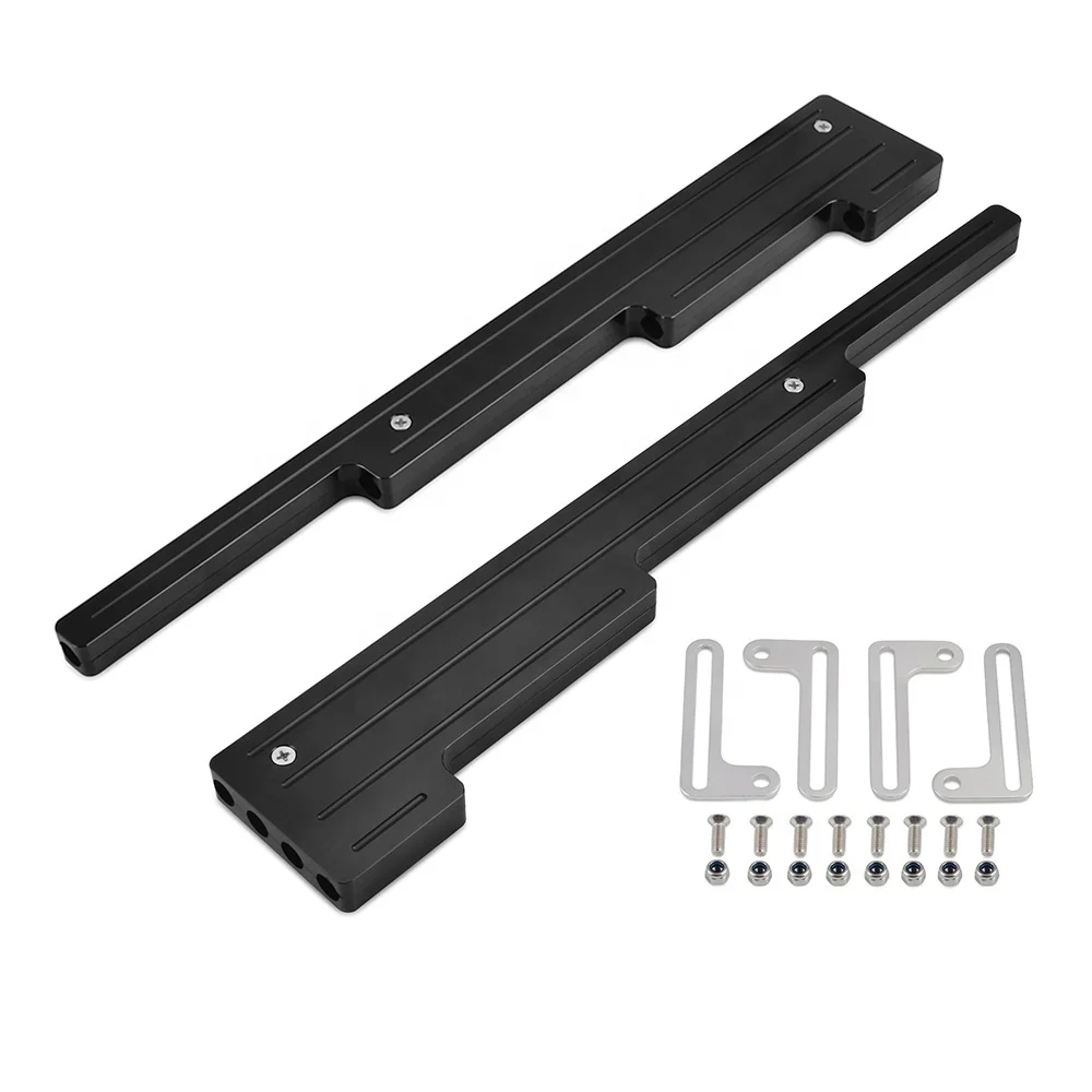 Bevinsee Billet Aluminum V8 Engines Spark Plug Wire Looms Holders Fits Chevrolet SBC BBC SBF 302 350 454 For Ford