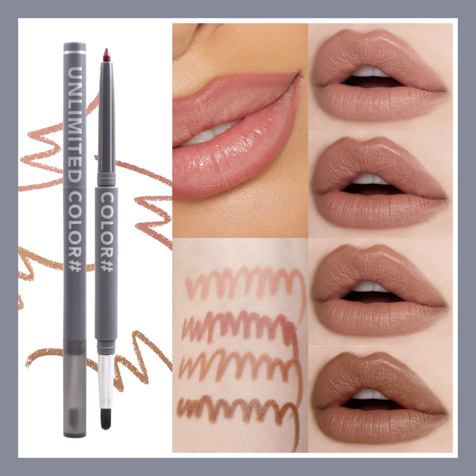 Hot Style Custom Label Makeup Vegan Glitter Shiny Lipgloss Nude Lipgloss private label support OEM