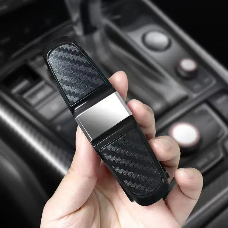 TY Carbon fiber car glasses clip Creative multi-functional car glasses clip/ticket clip Auto accessories