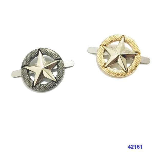 Wholesales two part zinc alloy men shoe buckles clips for leather shoe