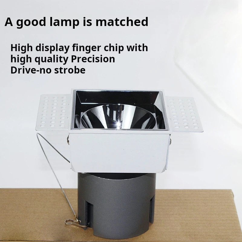 Carol New Design Home Commercial adjustable anti glare ceiling trimless down light 75mm 12w cob downlight led light spotlight