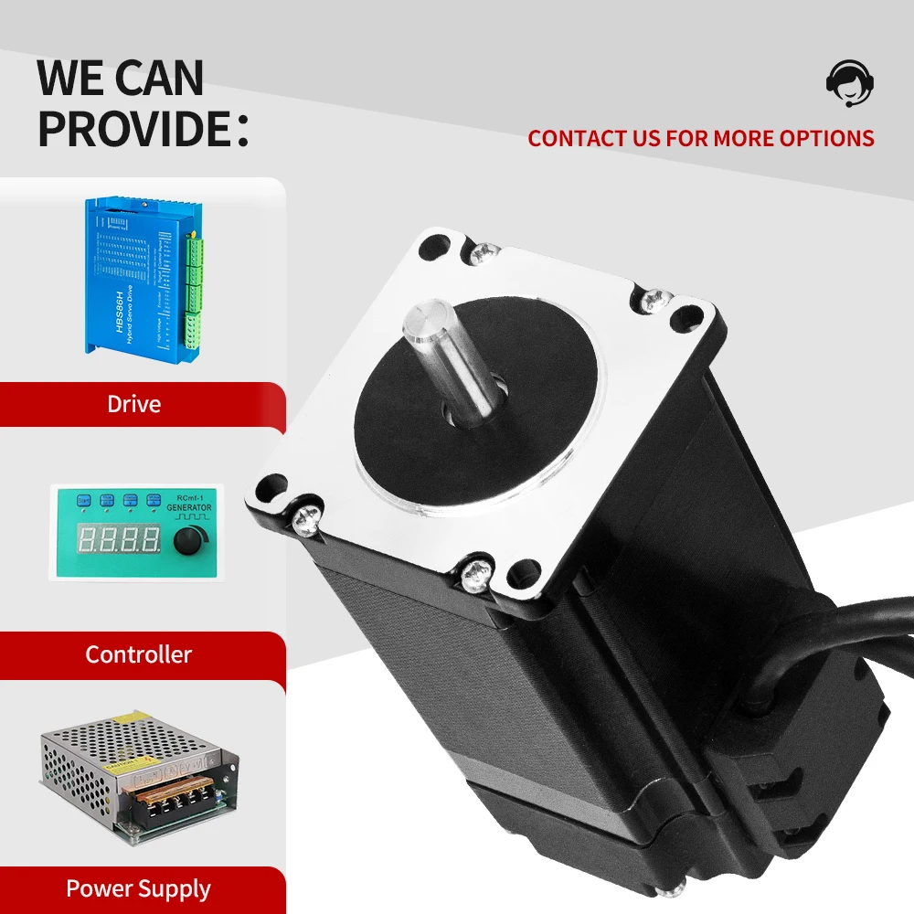 Kaihong 57*57*76+22mm 24v 2.3N.M Nema 23 Hybrid Stepper Motor Closed Loop With Encoder Kit For Cnc/Robot Machine