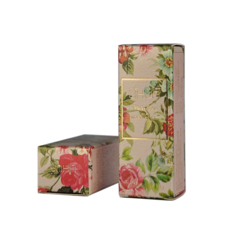 Customized Craft Paper Lipstick Cosmetic Packaging Boxes For Liquid Lipsticks Lip Gloss Cosmetics Product