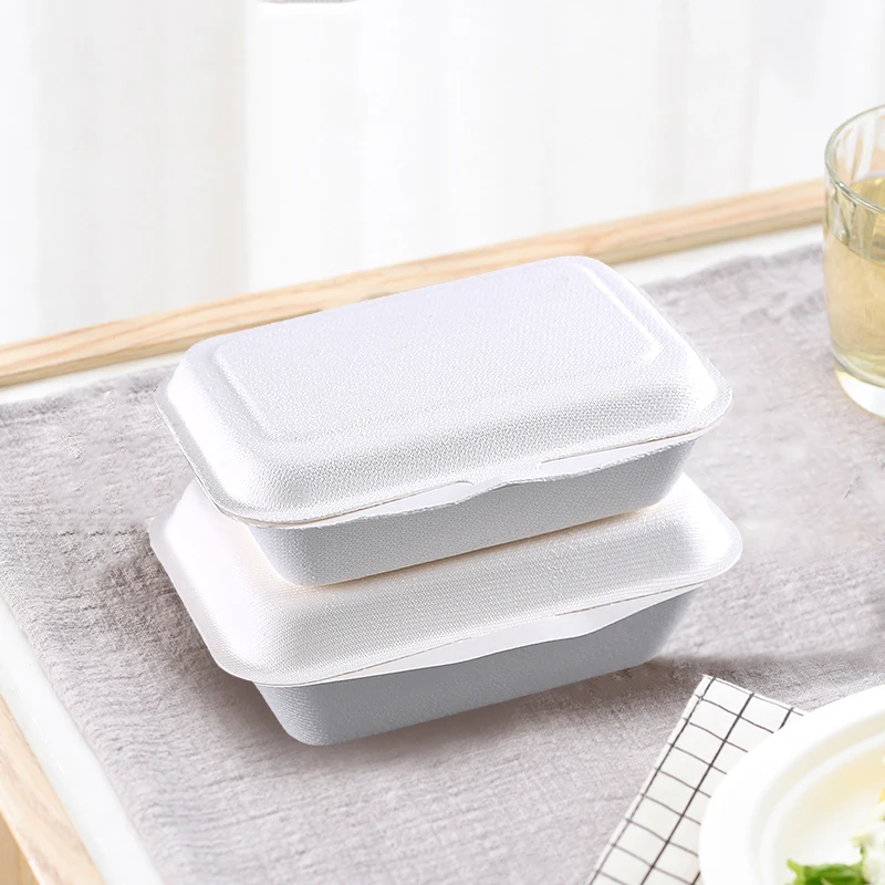 Disposable Eco Containers Togo Food Microwavable Container Boxes - Lunch Meal Takeout Storage Food Service