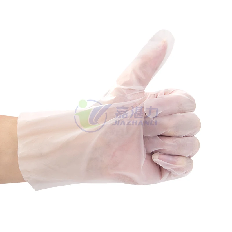50% Off tpe/pvc/pe Gloves Powder free For Food Grade Clear Plastic Transparent Polyethylene Disposable