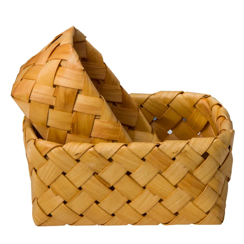 Wooden Knitting Basket