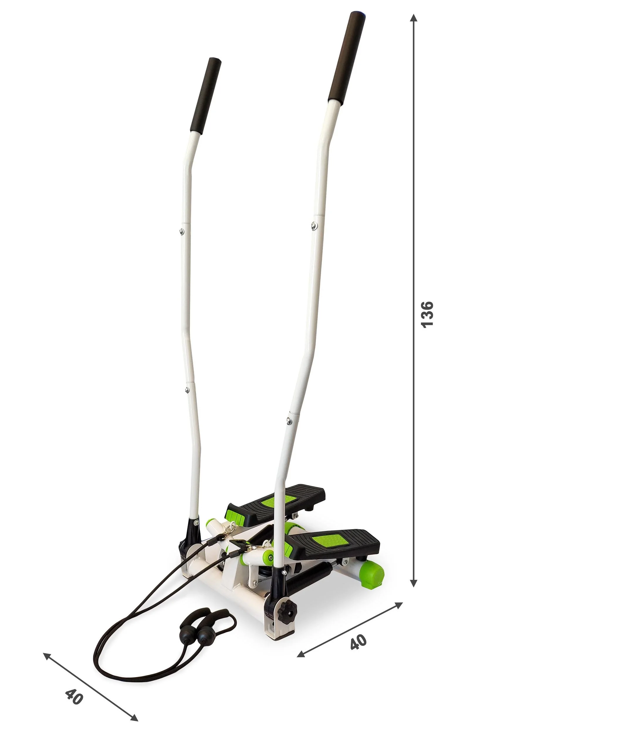 RUIBU Fitness Swing Mini Stepper with Handle Twister Up Down Stepper Including LCD Training Computer Mini Home trainer