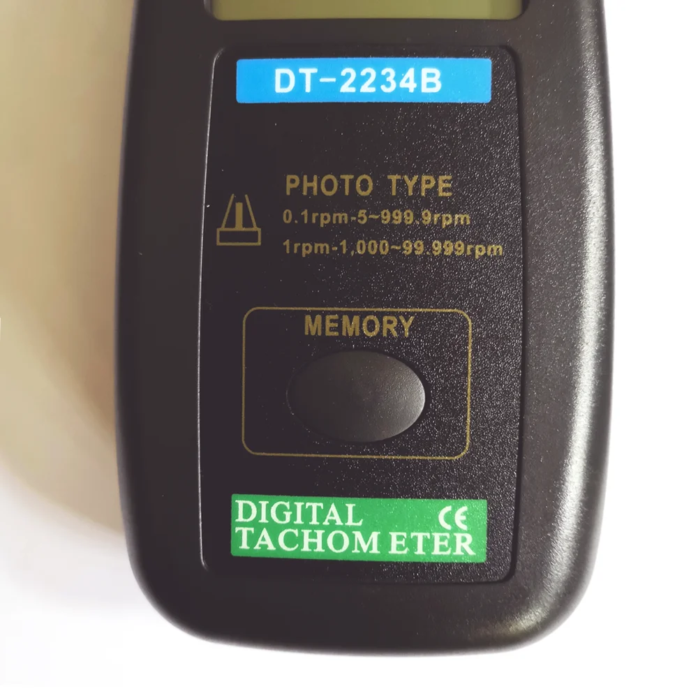 Best Sale DT2234B+Non-contact induction High Resolution Industrial Tachometer with factory price, electric auto motor tachometer