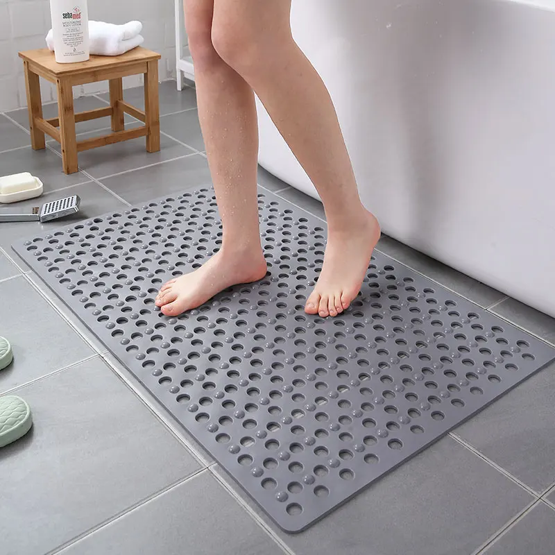 Bathroom Products PVC Bath Mat Anti Slip Household Bathroom Mats Shower Floor Pad Non Slip Bathroom Accessories