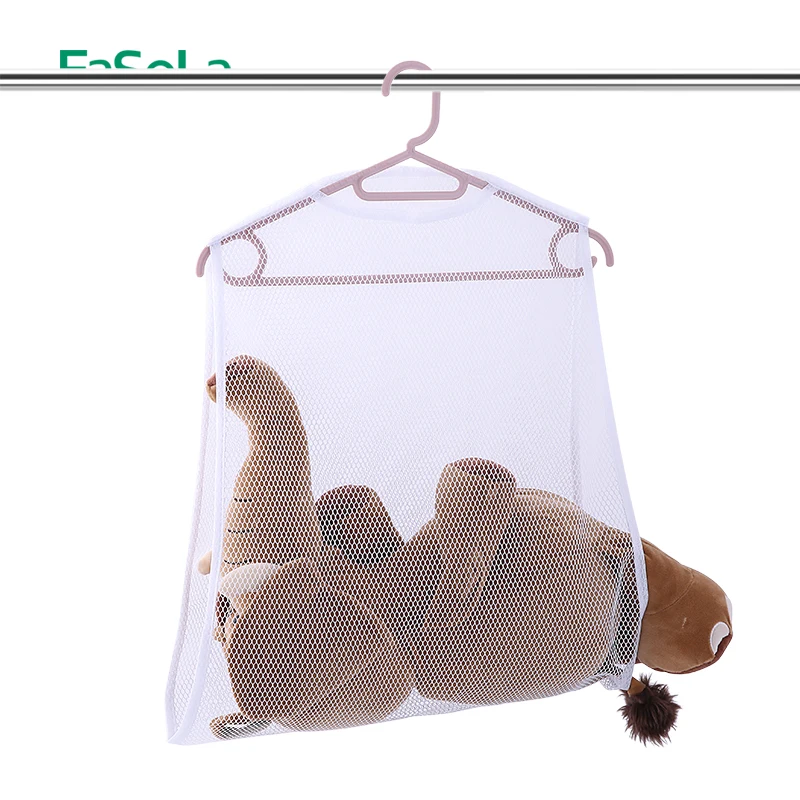 FaSoLa Pillow Drying Net  Multifunctional Drying Network Bag windproof For Toy And Pillow Laundry Balcony Storage